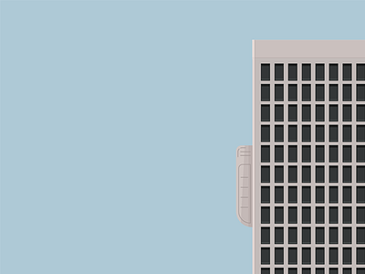 Some skyscraper details. architecture building illustration neutral shadow tones vector