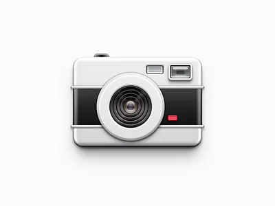 Retro Camera Icon app icon camera camera lens camera shutter classic mac icon macos icon osx icon realistic retro retro camera sandor skeu skeuomorph skeuomorphism ui icon user interface icon ux icon