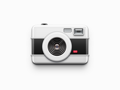 Retro Camera Icon app icon camera camera lens camera shutter classic mac icon macos icon osx icon realistic retro retro camera sandor skeu skeuomorph skeuomorphism ui icon user interface icon ux icon