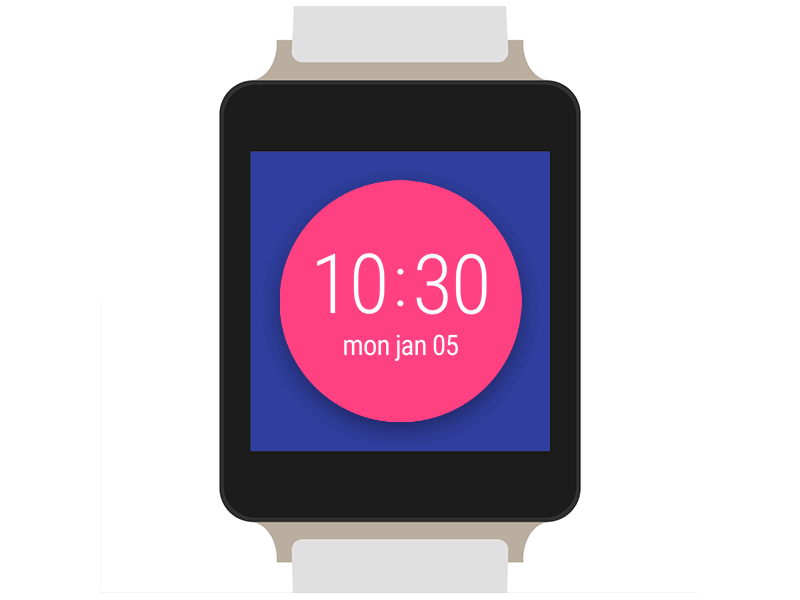 Bold watch face animations android android wear animations lg g watch material design photoshop ripple smart watch smartwatch watch watch face watchface