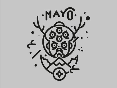 Mayo brand character design graphic icon illustration monster rafasanemeterio stroke symbol