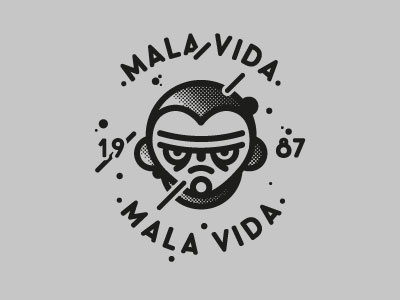 malavida angry brand cartoon icon illustration malavida rafasanemeterio symbol typography vintage