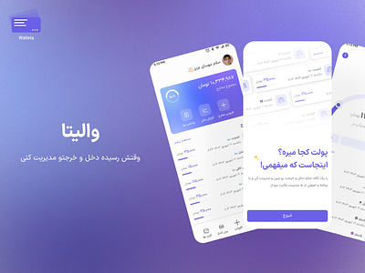 Financial management App✨ Walleta app ui ux