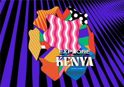 Explore Kenya branding classic design graphic design illustration illustrator logo vector