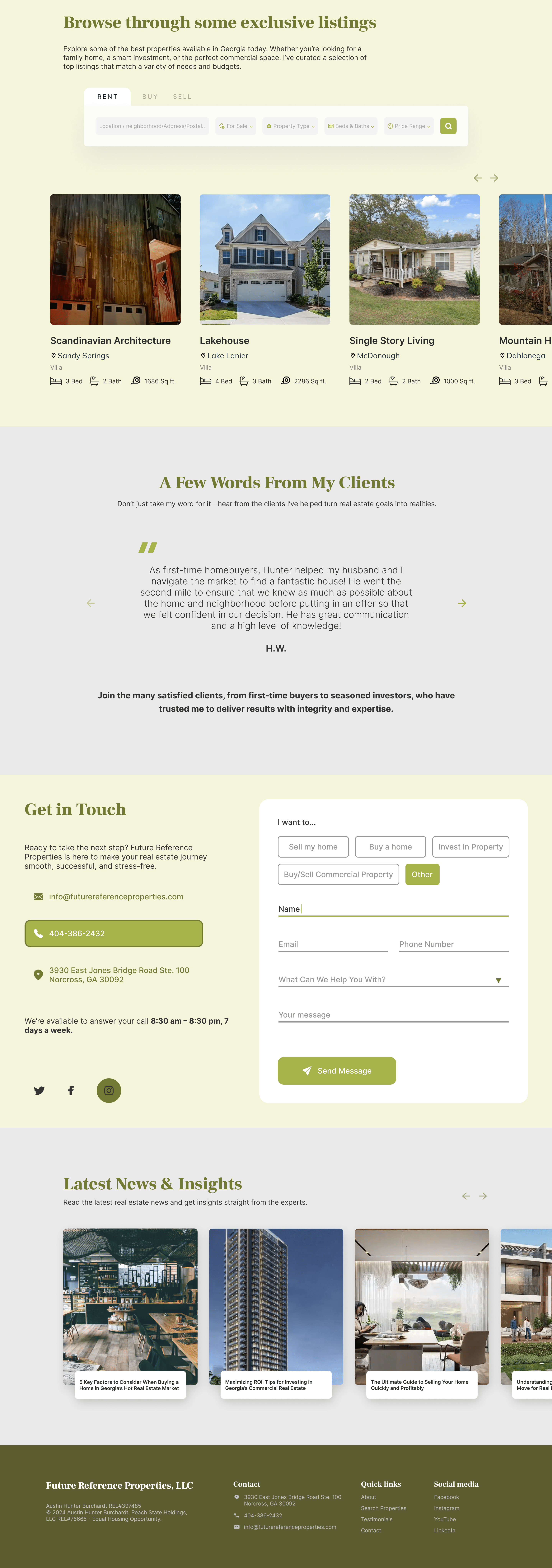 Example of Website Content And UX Audit & Redesign