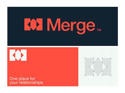 Merge Branding ai aliance artificial intelligence branding contact finance fusion join letter logo m merge mix place relationship tech