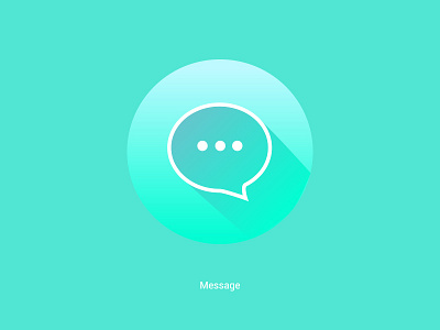 Message icon ui