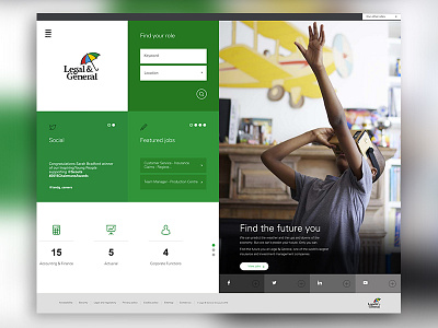 Legal & General design grid legal responsive rich media ui ux website