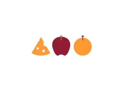 Logos @Mercatika branding design forms fruit logo