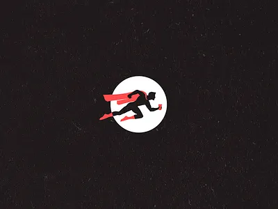 Coffee Heroes vol 2 character coffee logo logo design logo inspiration logomachine logos logotype moon red superhero