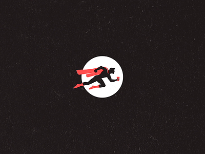 Coffee Heroes vol 2 character coffee logo logo design logo inspiration logomachine logos logotype moon red superhero