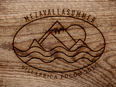 MeZavallaSummer2016 chile logo pucon villarrica