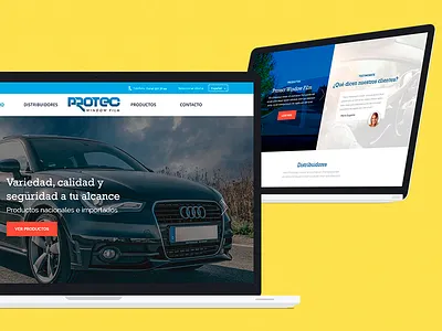 Protect Window Films (Redesign) icon landing page redesign responsive ux design web design web interface