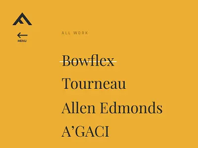 Home Menu branding design lato logo playfair display portfolio projects rajdhani work