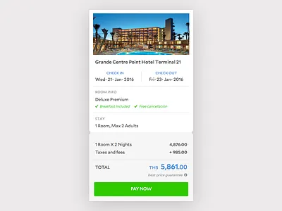 Hotel booking check out bangkok booking check in check out hotel pay now price breakdown pricing stay