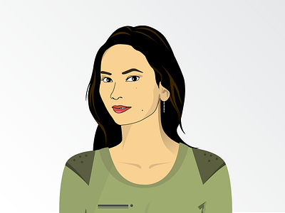 Self Portrait girl illustration self portrait vector