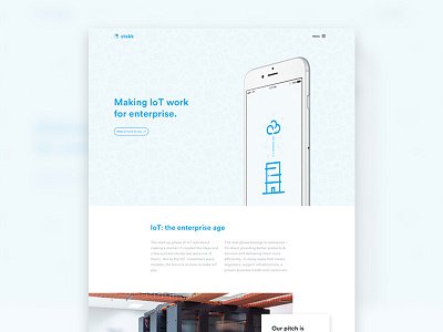 Stakk IoT Landing big photo iot iot icons landing landing page network icons one one page page