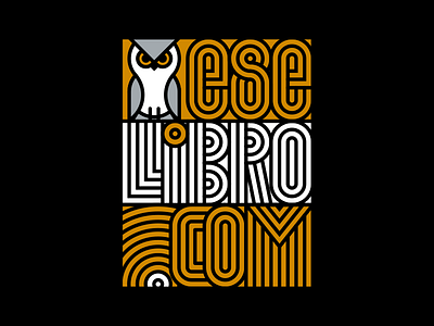 Ese Libro books búho ex libris libros logo owl