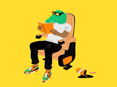 Nerd Alligator air alligator descomplica green hipster max movie nerd nike theater yellow