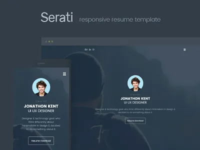 Serati cv theme online cv template resume html template wordpress cv theme wordpress resume theme
