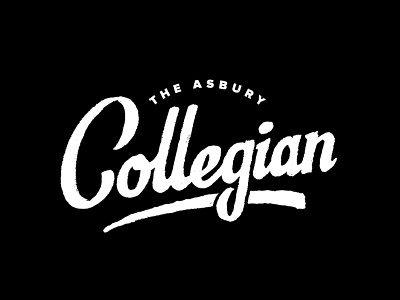 Collegian shirts asbury chunky collegian hand drawn rough script texture tshirt