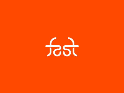 Fast logo brand fast flip identity lines logo mark rotate simple symbol text typo