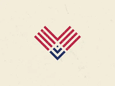 RWB logo murica usa wings