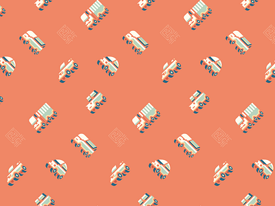 car_pattern background car flat illustration pattern vehicle