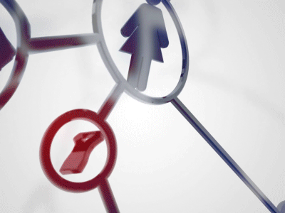 DNA style ae design icon logo motion symbol