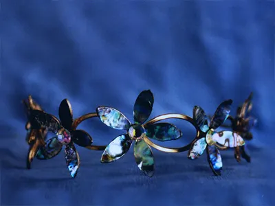 27 Abalone Shell Tiara headwear shell