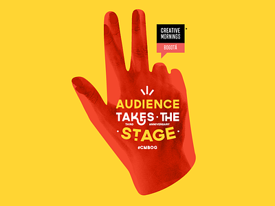 Audience takes the stage #cmbog cmbog creativemornings id