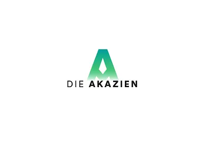 DIE AKAZIEN a brand branding design fun letter logo project sign signet