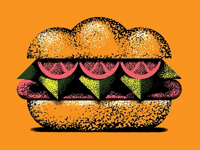 Sandwich food lettuce patty sandwich tomatoes