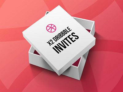 x2 Dribbble Invites up for Grabs! design drafted dribbble gift box giveaway invitations invite invites ui ux win