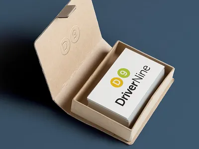 Driver Nine Business Card business card design logo