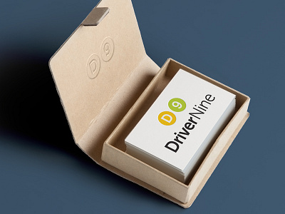 Driver Nine Business Card business card design logo