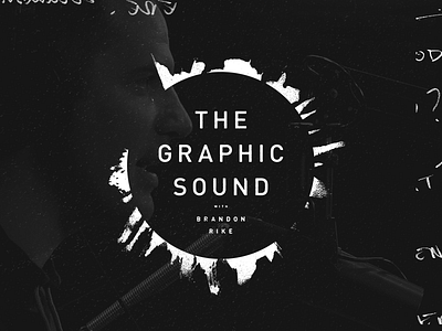 The Graphic Sound dark dirty graphic gritty grunge logo minimal minimalist podcast vintage