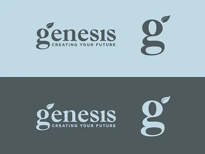 Finance Management Logo Reject blue design finance g genesis leaf logo money reject type vector wealth