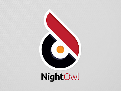 Night Owl Podcast Network Logo - Light gray logo network night owl podcast