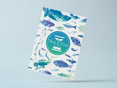 Diving shop "DIVE TIME" Flyer flyer japan okinawa print