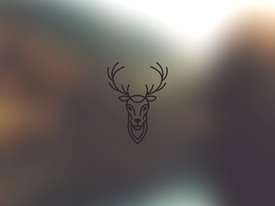 Deer deer icon iconography illustrator lines logo ui vector