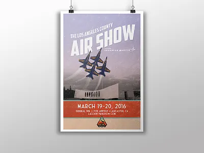Los Angeles County Air Show air show antelope valley blue angels los angeles poster
