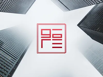Personal Logo branding design identity logo square