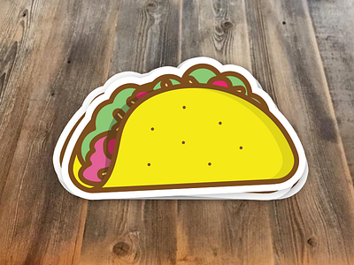 Everyone loves tacos stickermule stickers tacos