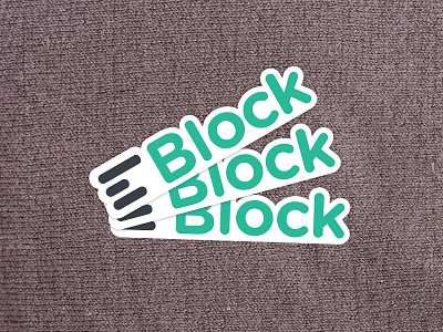 eBlock - Stickers app design eblock sticker stickermule