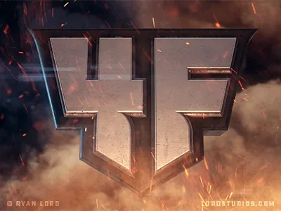FourFront Logo Development 3d after effects element 3d logo