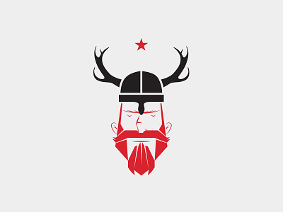 Skaalvenn HB Rum branding illustration viking