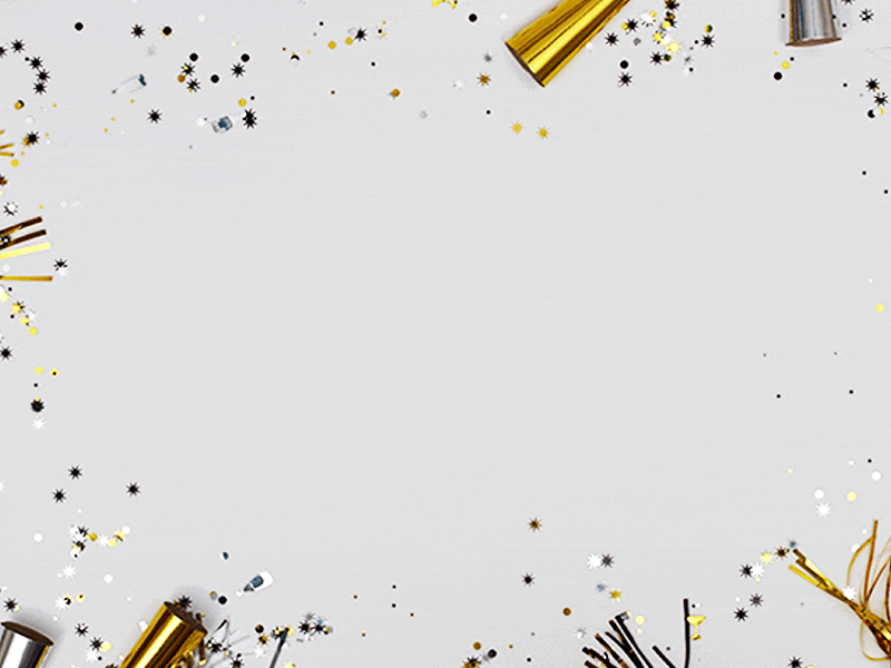 RW New Years Message confetti design gif republicwireless typography