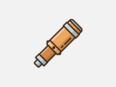 Questing Essentials - Telescope Icon design icon icon design iconography ui user interface userinterface ux video games zelda