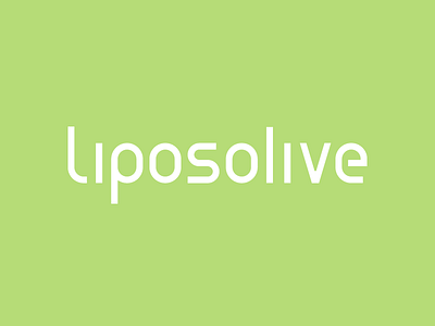 Liposolive logo typography